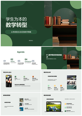 学生为本教学转型驱动主动学习批判思维PPT模板