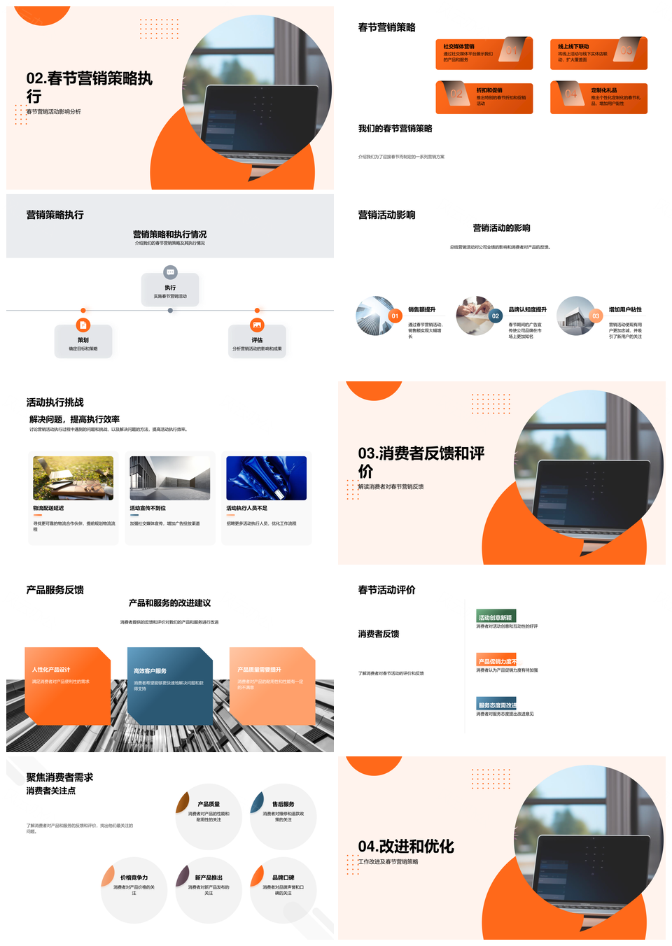 2025科技数码春节营销策略成效消费者产品反馈总结PPT模板