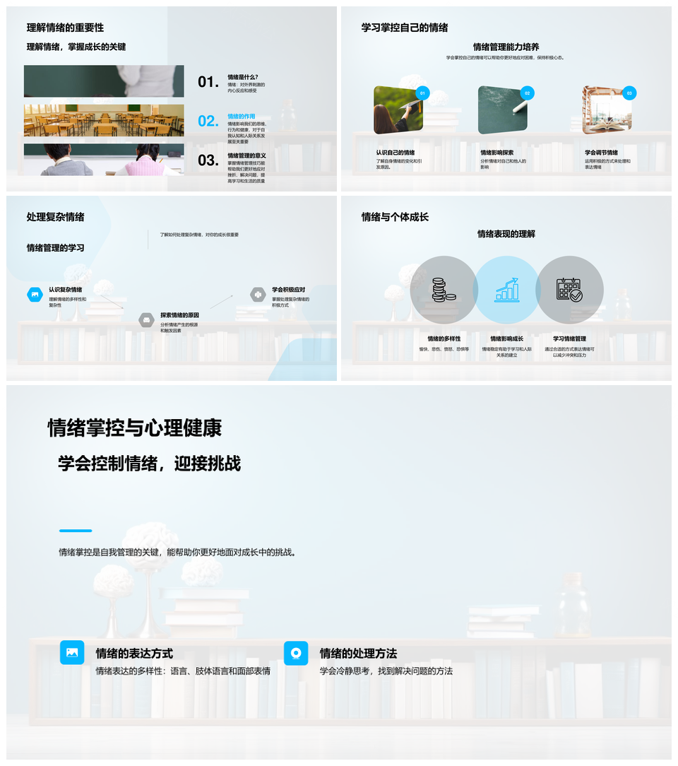 四年级生心理成长特征挑战及健康需求PPT模板