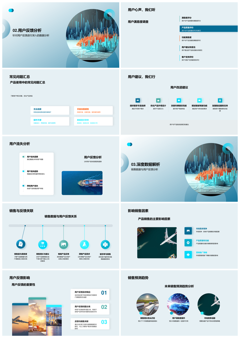 汽车销售数据驱动用户反馈优化策略PPT模板