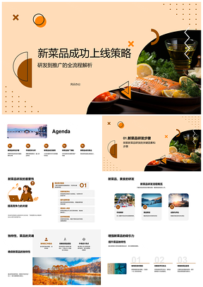 新菜品研发推广策略与市场需求趋势品牌提升PPT模板