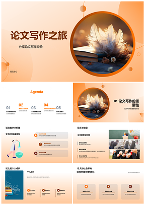 学术论文写作选题框架与观点表达PPT模板
