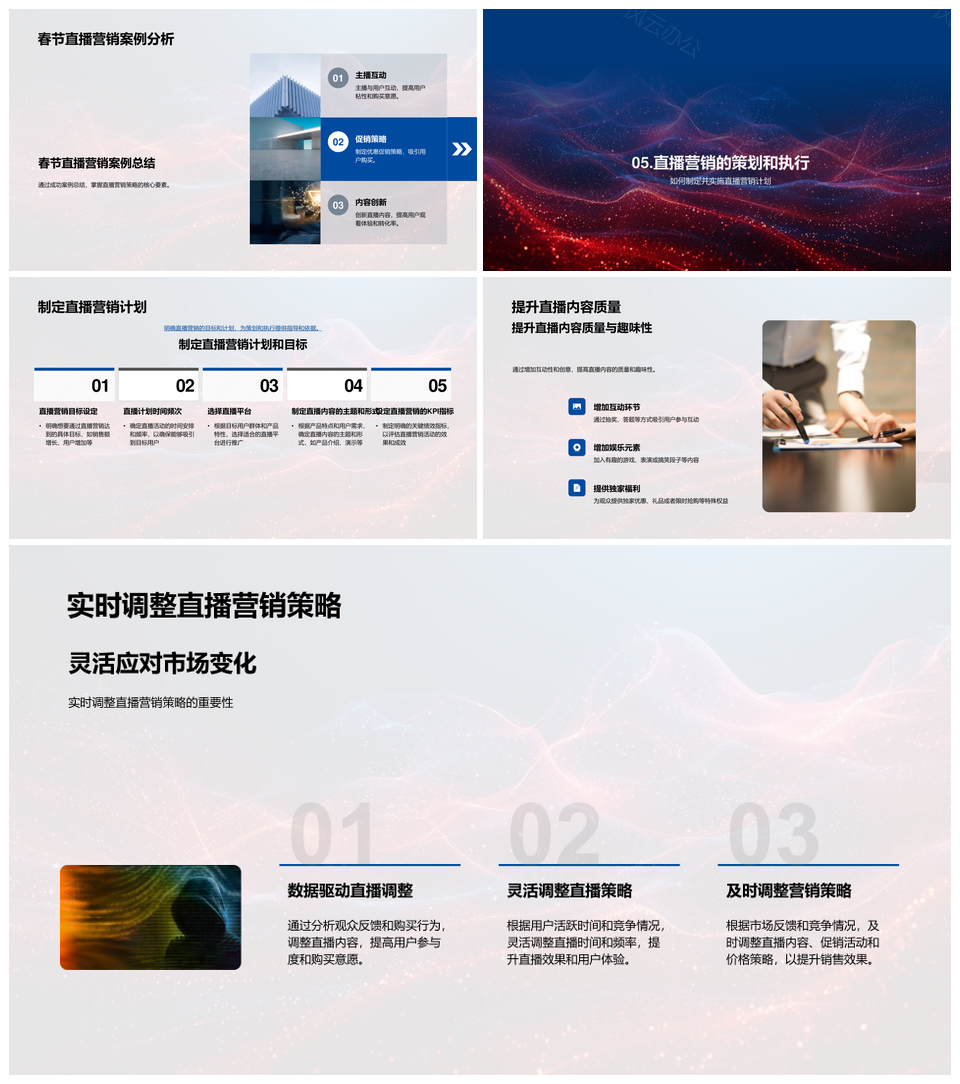 春节直播营销策略优化与用户需求案例解析PPT模板