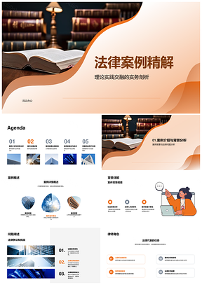 法律案例实务培训策略法庭辩论精解PPT模板