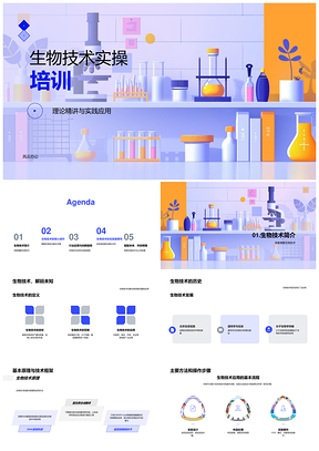 2025生物技术实操培训效果分析验证PPT模板