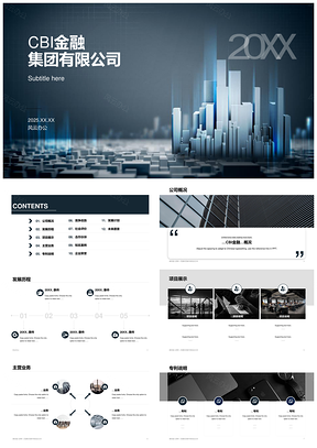 2025金融建筑数据商务PPT案例