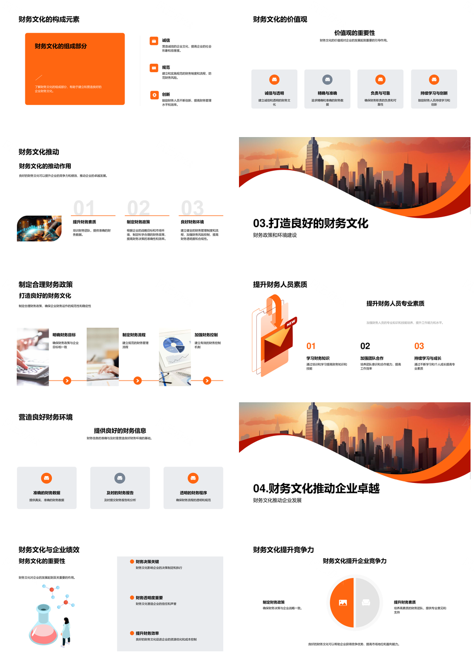 财务文化驱动企业卓越发展PPT模板