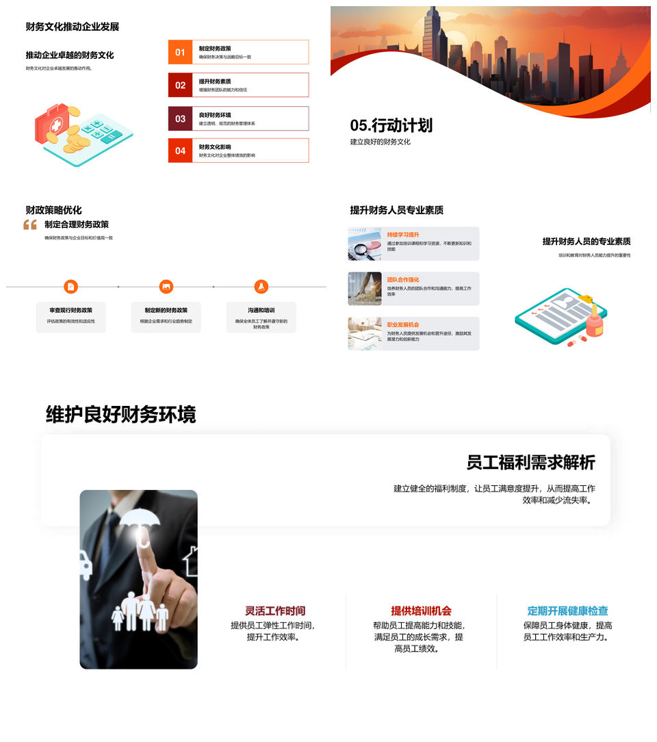 财务文化驱动企业卓越发展PPT模板