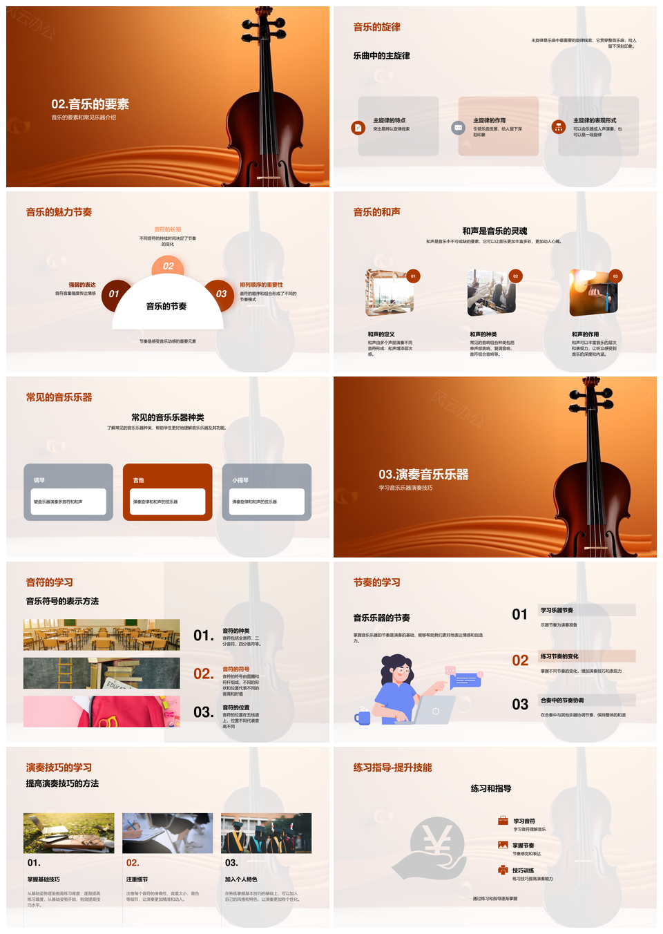音乐教师培训四年级学生基础知识乐器分类定义PPT模板