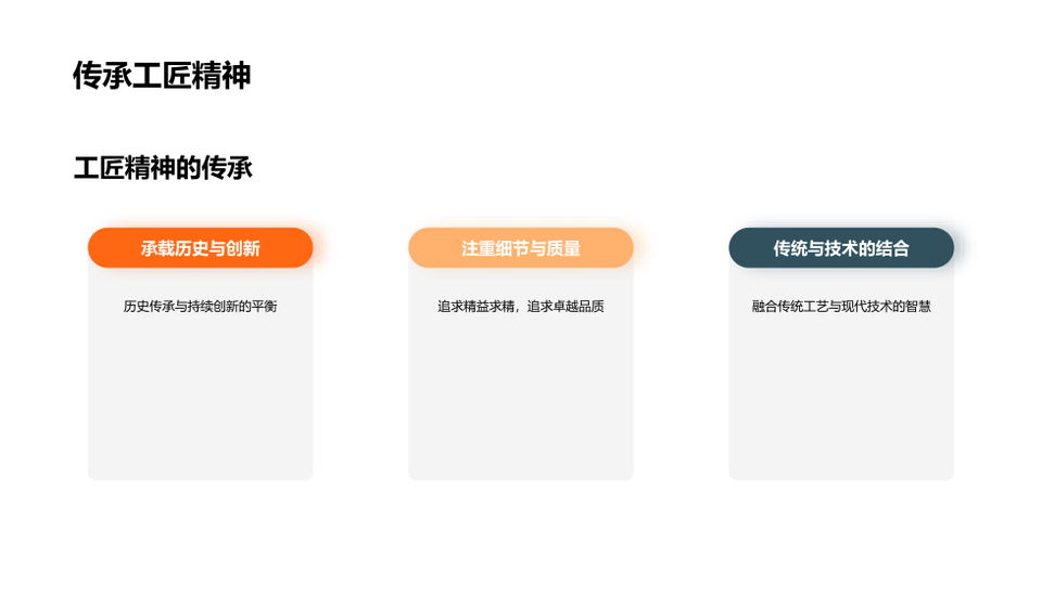 工匠精神筑基企业文化创新驱动工业未来PPT模板