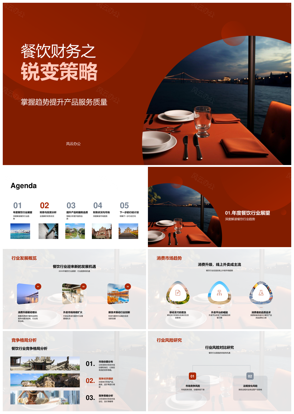 餐饮财务锐变策略与市场趋势分析PPT模板