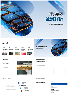 深度学习多领域应用与模型优化人工智能芯片PPT模板