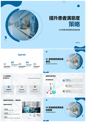 医疗保健机构服务质量环境技能费用透明提升患者满意度PPT模板