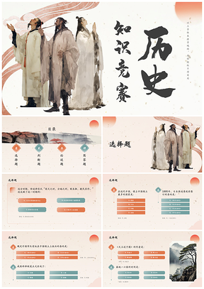 大学生历史学术挑战赛思维团队综合素质PPT模板