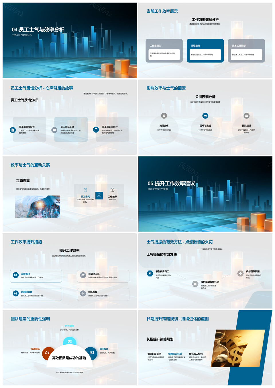 会计部门运营效绩双升团队建设流程优化月析图表析策PPT模板