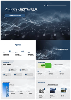 企业文化家居理念驱动产品设计服务标准PPT模板