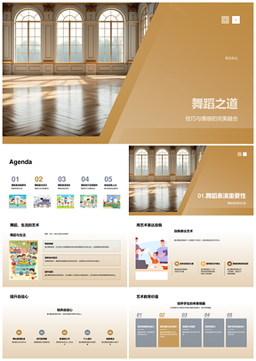 舞蹈艺教技巧肢体表达创新避误芭蕾之道PPT模板