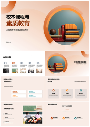 校本课程开发助推素质教育目标实现PPT模板