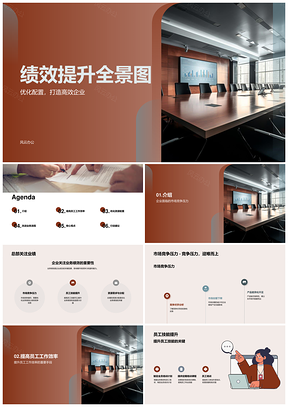 企业总部管理团队培训提升绩效方案PPT模板