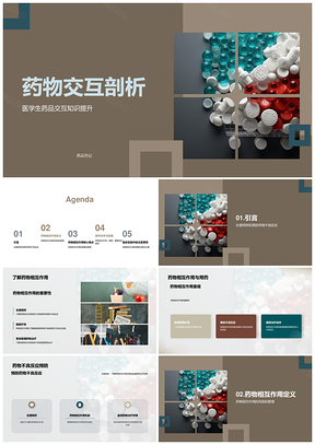 药物相互作用机制与临床合理用药PPT模板