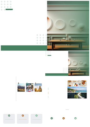 餐饮团队服务质效成就年终道路PPT模板