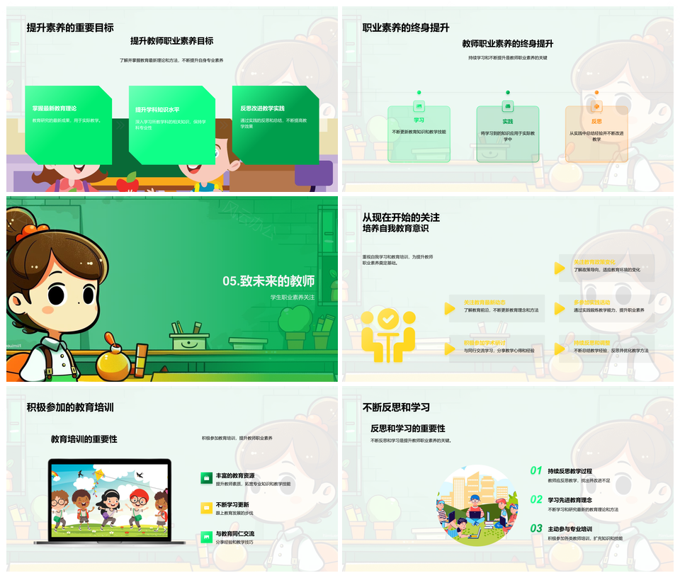 2025教师职业素养教育质量提升培训研究PPT模板