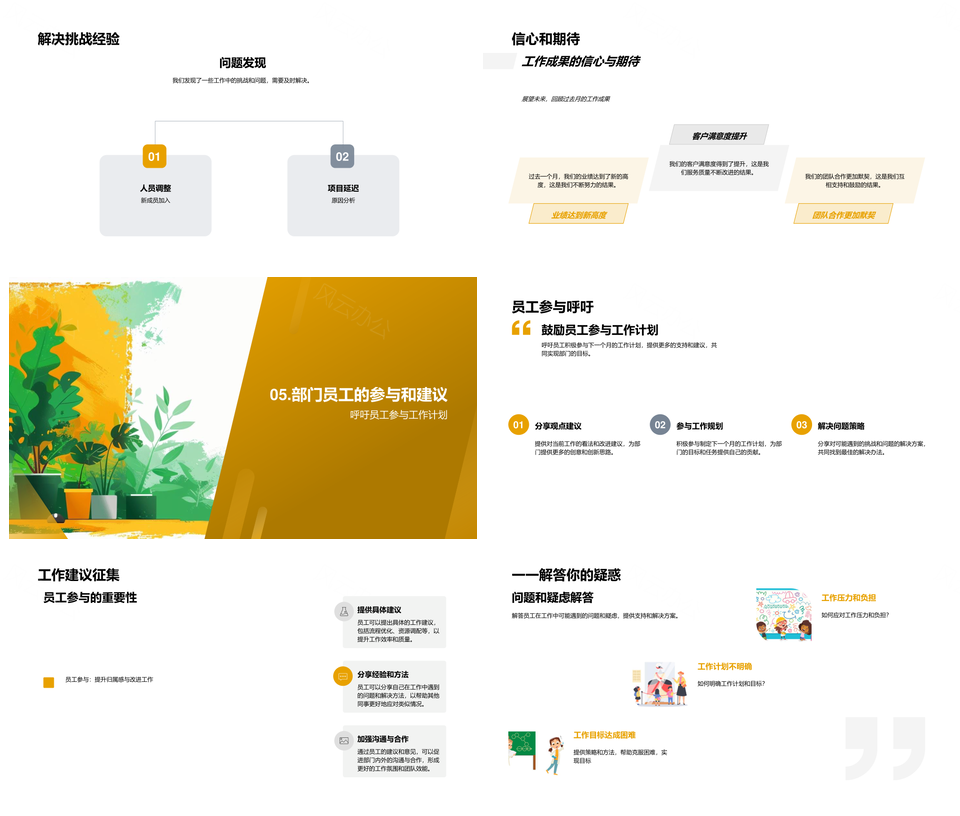 培训部门工作报告业务数据关键指标任务成果挑战策略计划PPT模板