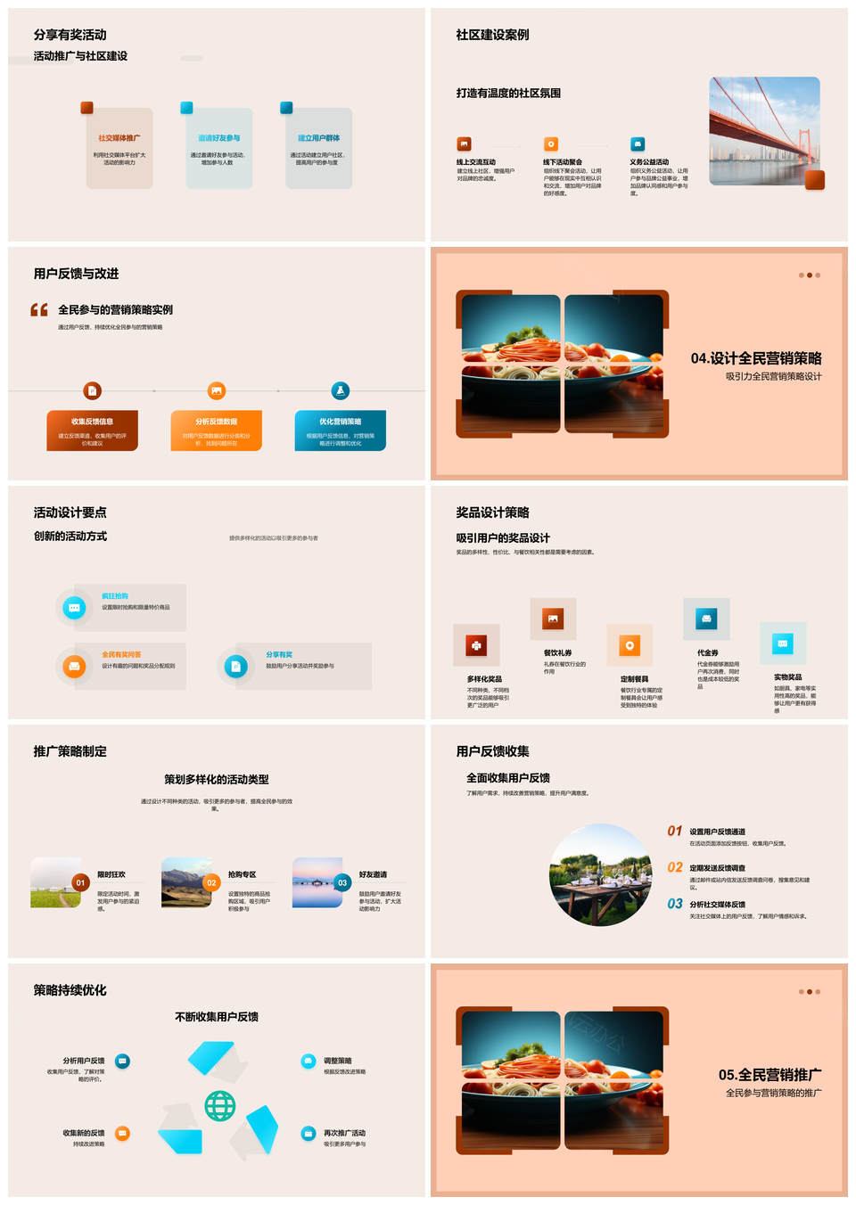 餐饮双十一全民营销策略活动设计PPT模板