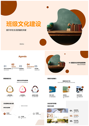 班级文化管理策略优化学习生活动力PPT模板