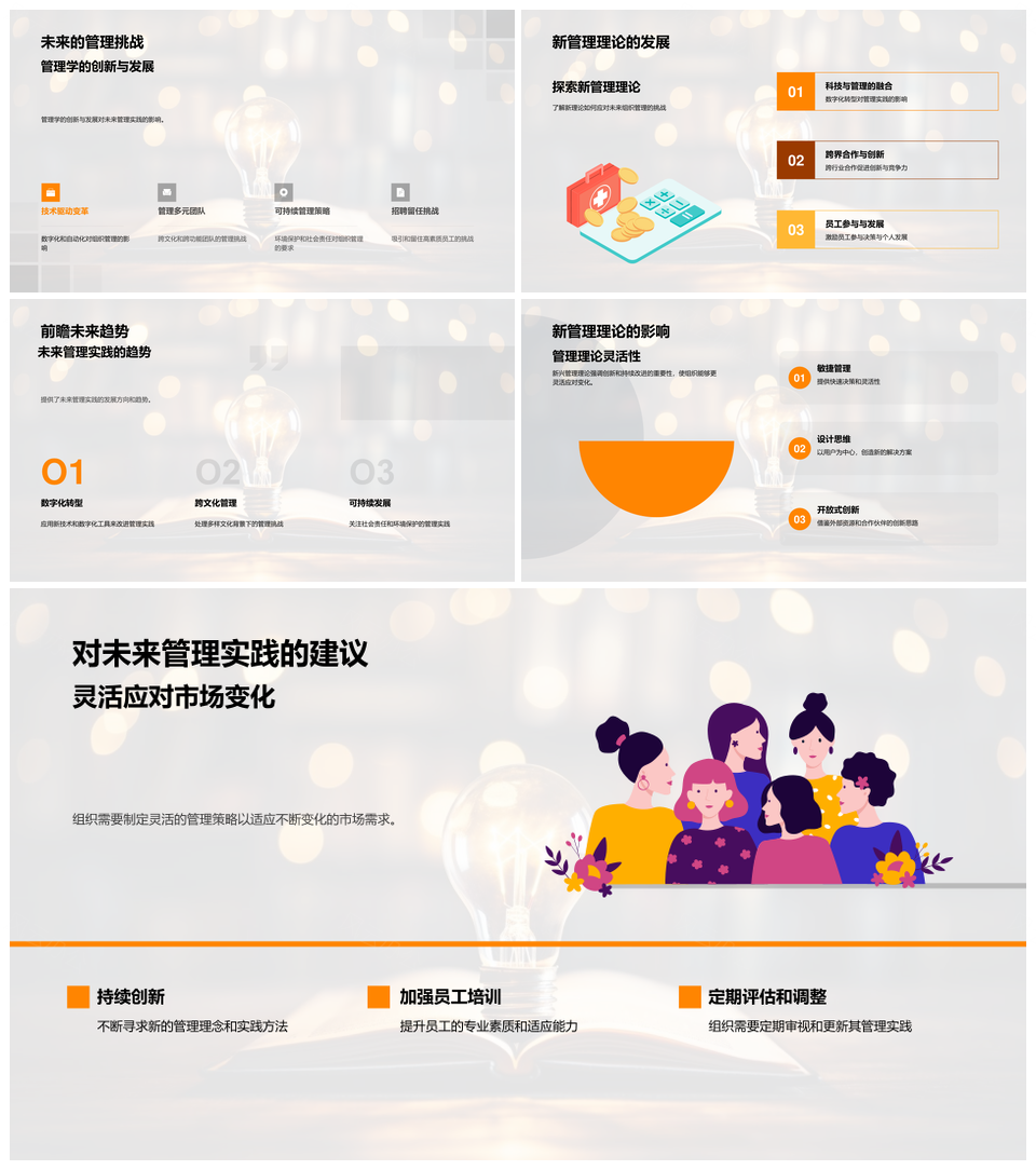 创新管理理论演变与实践挑战PPT模板