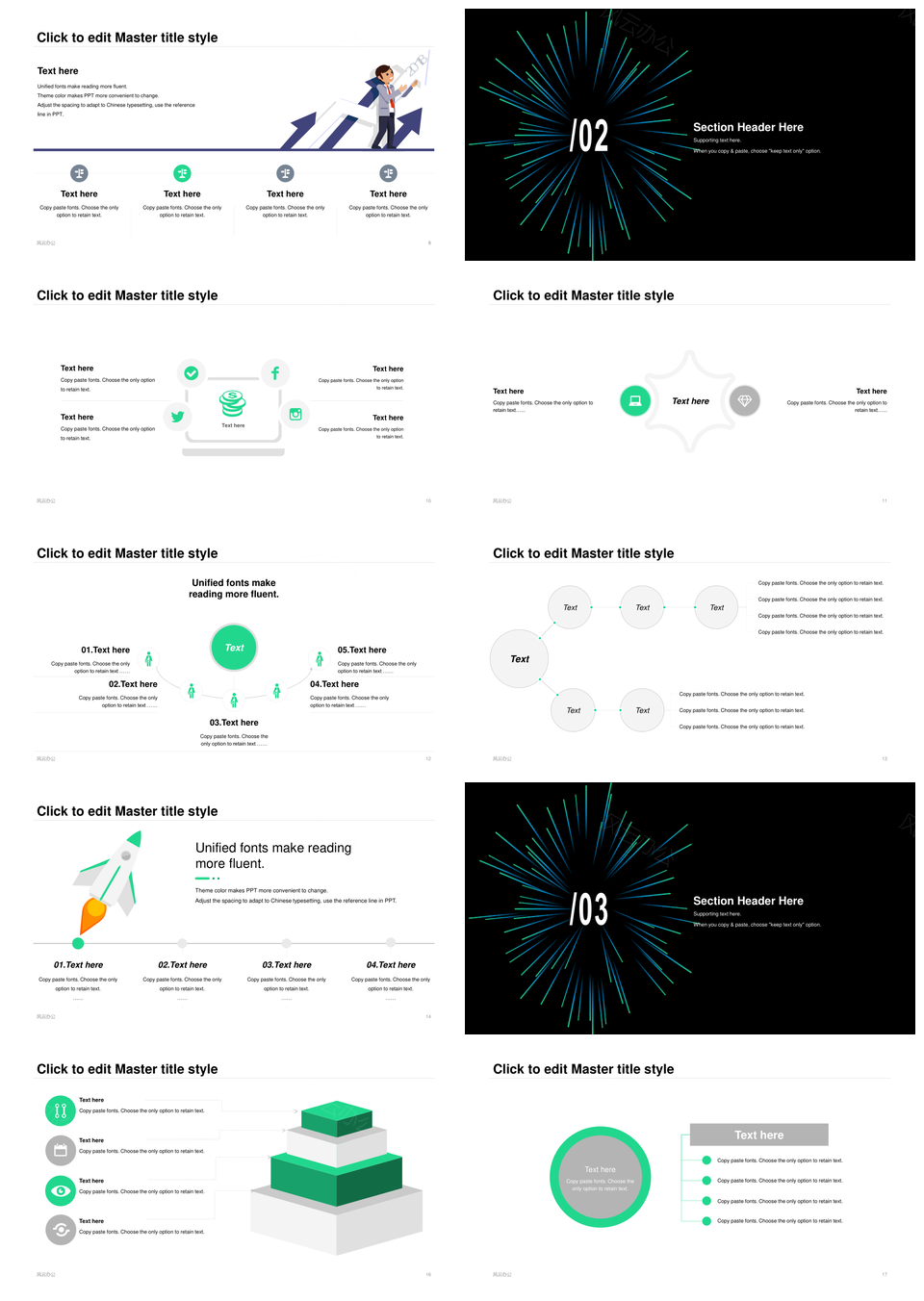 2025科技企业年度工作总结汇报PPT模板