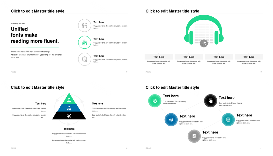 2025科技企业年度工作总结汇报PPT模板