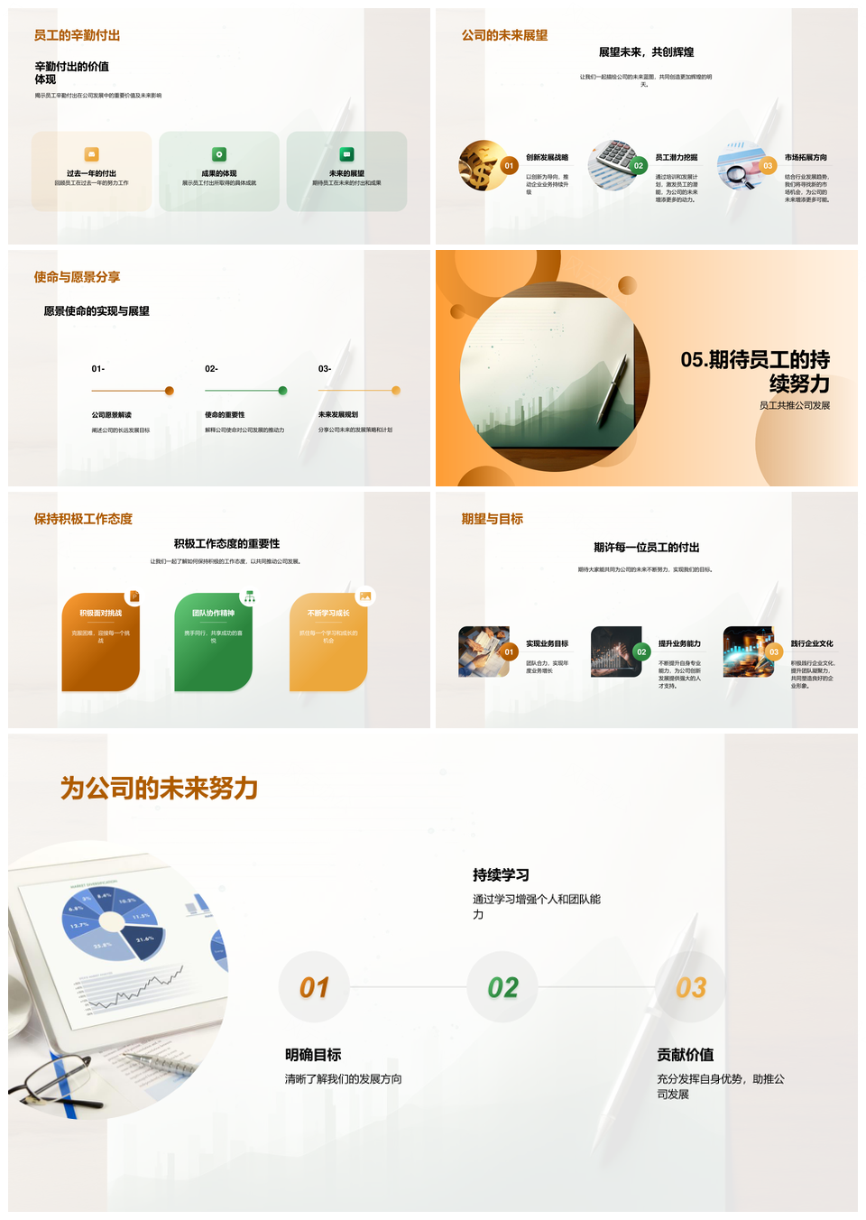 公司辉煌历程团队铸梦前行PPT模板