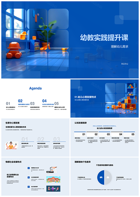 2025幼教实践提升策略需求心理行为沟通环境PPT模板
