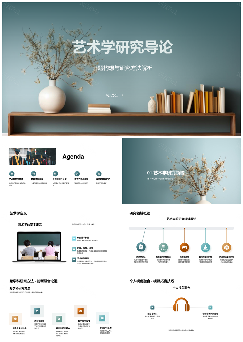艺术学个人视角下研究方法创新实践价值PPT模板