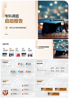 专科课题研究基础方法现状目标PPT模板