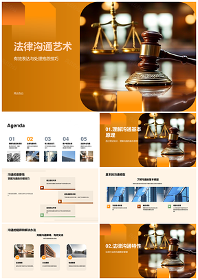 律师法律沟通艺术与抱怨管理技巧PPT模板