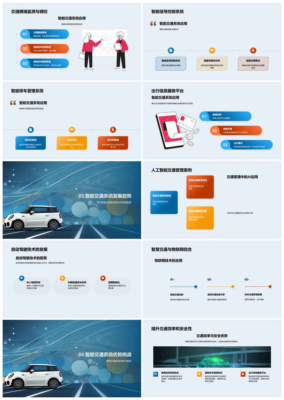 智能交通系统关键技术解析与应用PPT模板