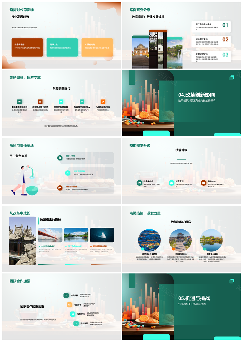 餐饮革新应对挑战创新策略趋势驱动服务转型PPT模板