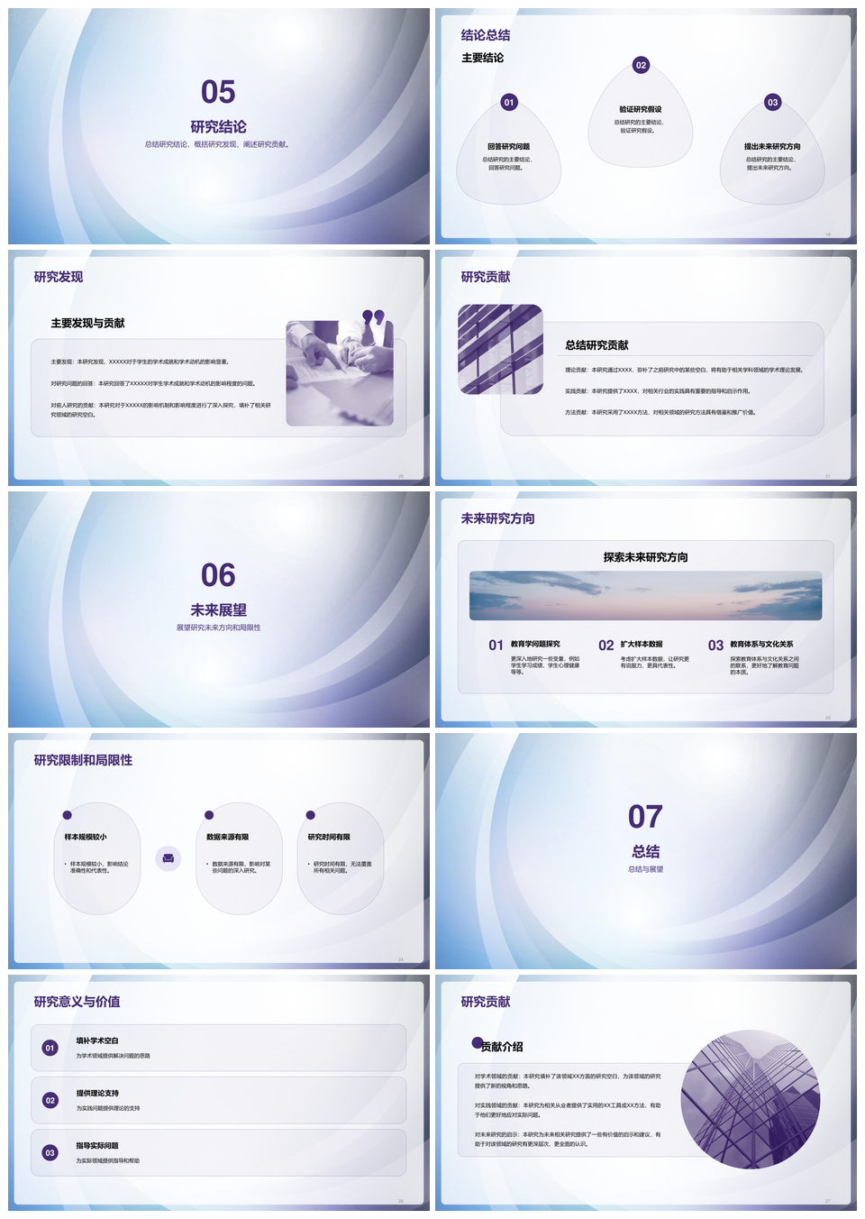 硕士毕业论文高知专业CTR答辩模板
