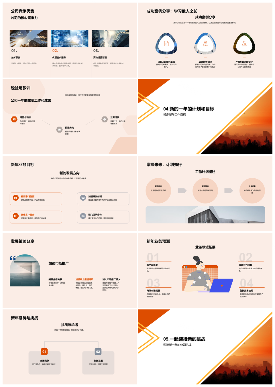 创新奋进竞峰迎战未来征程PPT模板