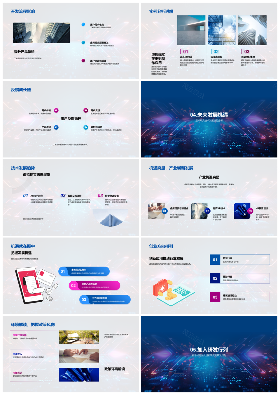 虚拟现实技术研发与教育游戏应用设备PPT模板