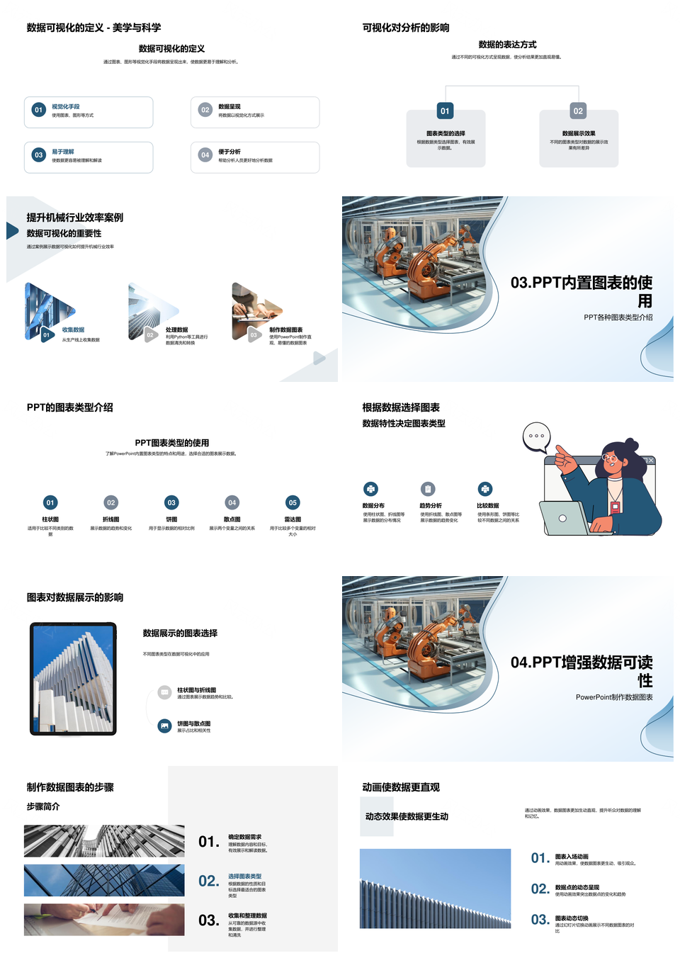 机械数据神掌多维分析可视化报告PPT模板