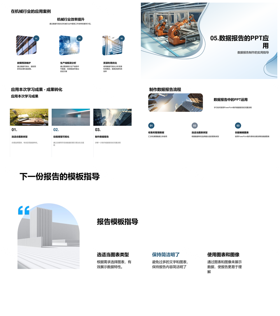 机械数据神掌多维分析可视化报告PPT模板
