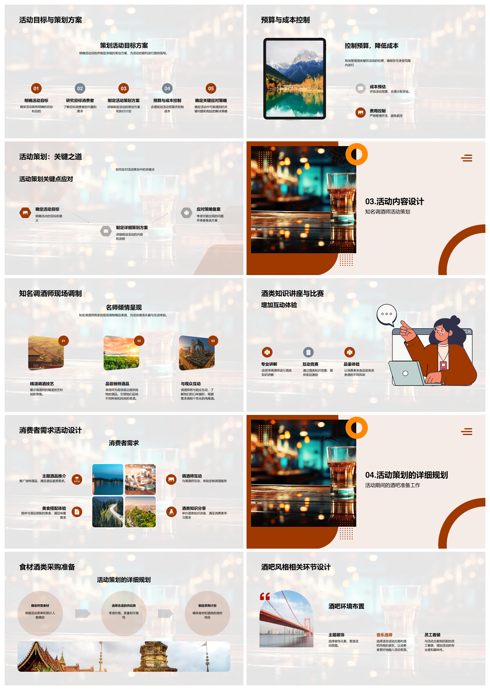 酒吧活动策划提升品牌营业额与成本控制鸡尾酒采购PPT模板