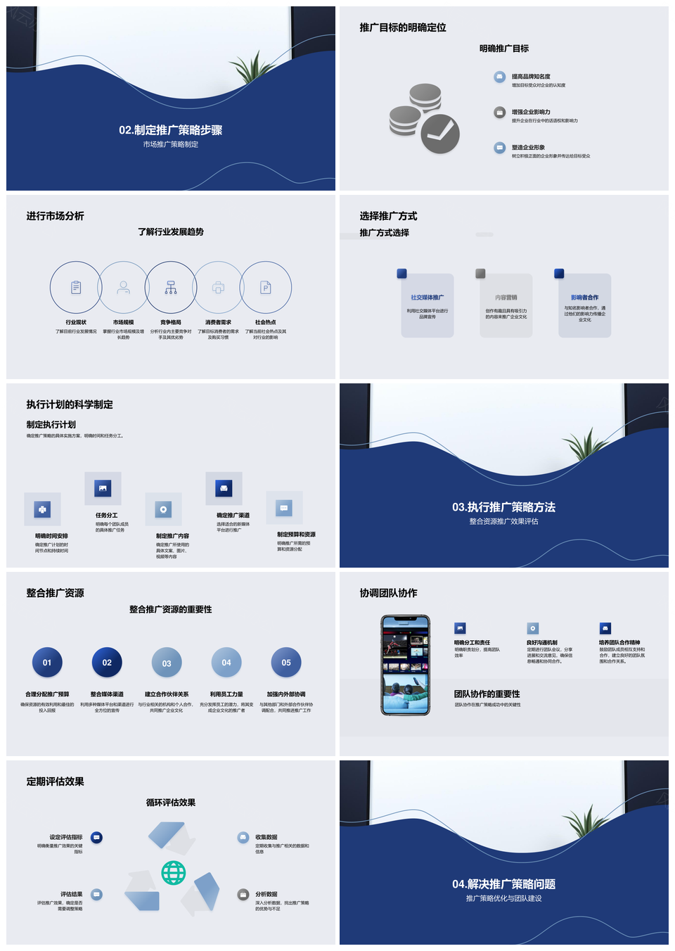 新媒体运营助力企业文化培训推广PPT模板