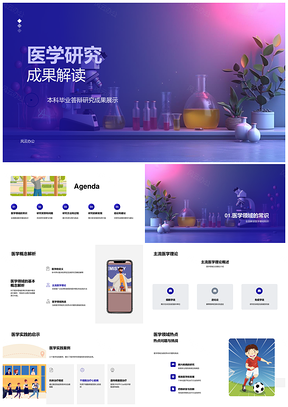 医学本科毕业答辩热点理论与方法研究分析PPT模板