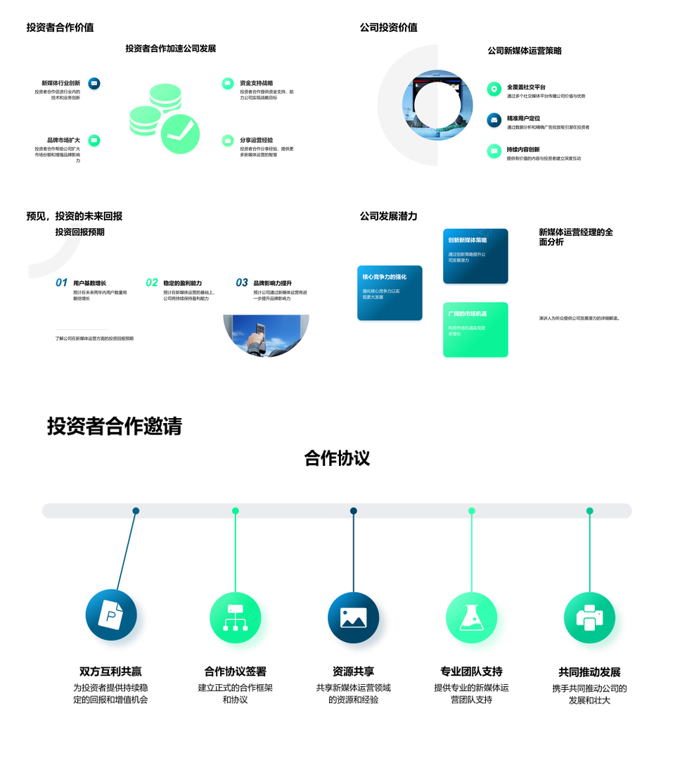新媒体运营实战策略行业竞争案例优势解析PPT模板