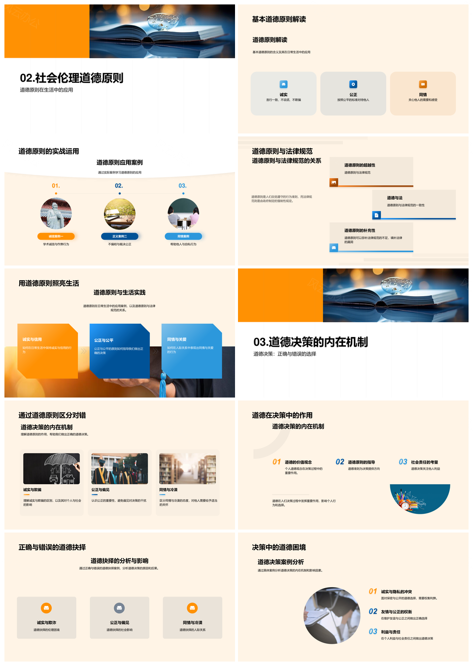 青少年道德悟性教育与社会责任培育PPT模板