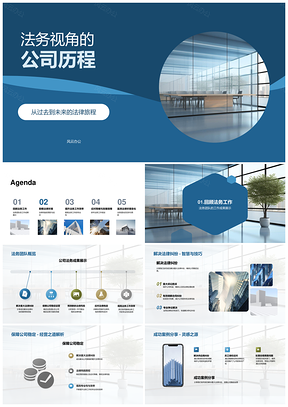 2025法务团队护航公司稳行法律风险化解历程PPT模板